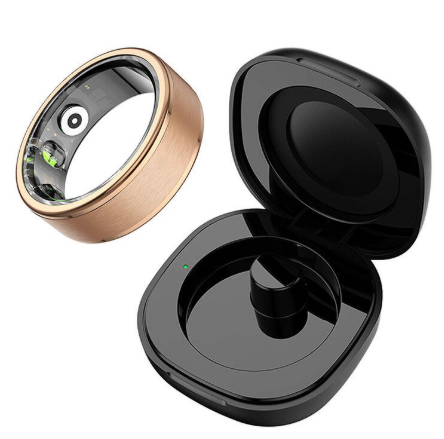 SmartRing R03 20.3mm c/ Caixa Carregamento (Dourado) - COLMI