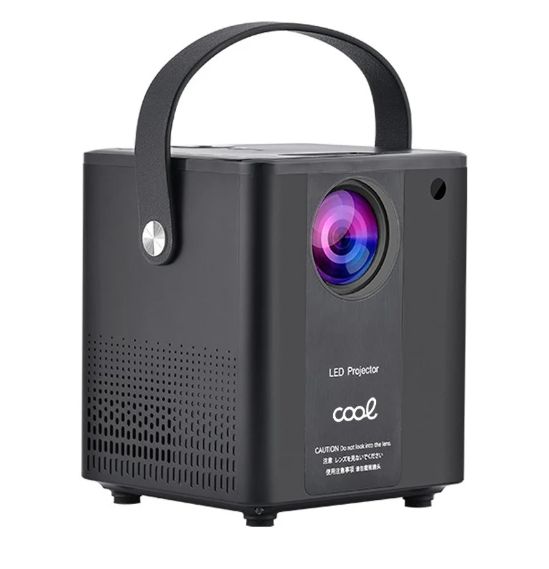 Video Projetor Rainbow 3000 Lúmens HDMI/SD/USB Wi-Fi c/ Coluna Integrada (Preto) - COOL