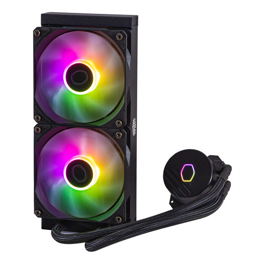 Water Cooler MasterLiquid 240L Core ARGB 240mm (Preto) - COOLER MASTER