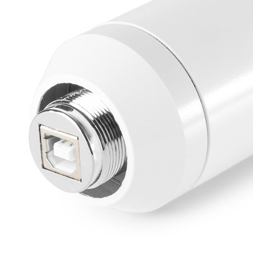 Microfone Condensador USB de Estúdio c/ Eco (CM320W) Branco - VONYX