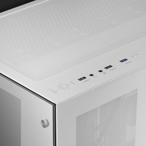 Caixa E-ATX MCV3W XXL Vidro Temperado (Branco) - MARS GAMING