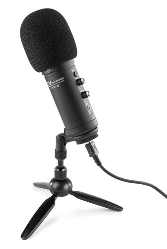 Microfone Condensador USB (PCM120) - POWER DYNAMICS