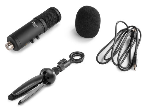 Microfone Condensador USB (PCM120) - POWER DYNAMICS