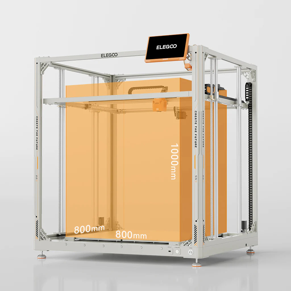 Impressora 3D OrangeStorm Giga (800 x 800 x 1000 mm) - ELEGOO