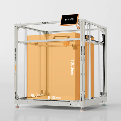 Impressora 3D OrangeStorm Giga (800 x 800 x 1000 mm) - ELEGOO