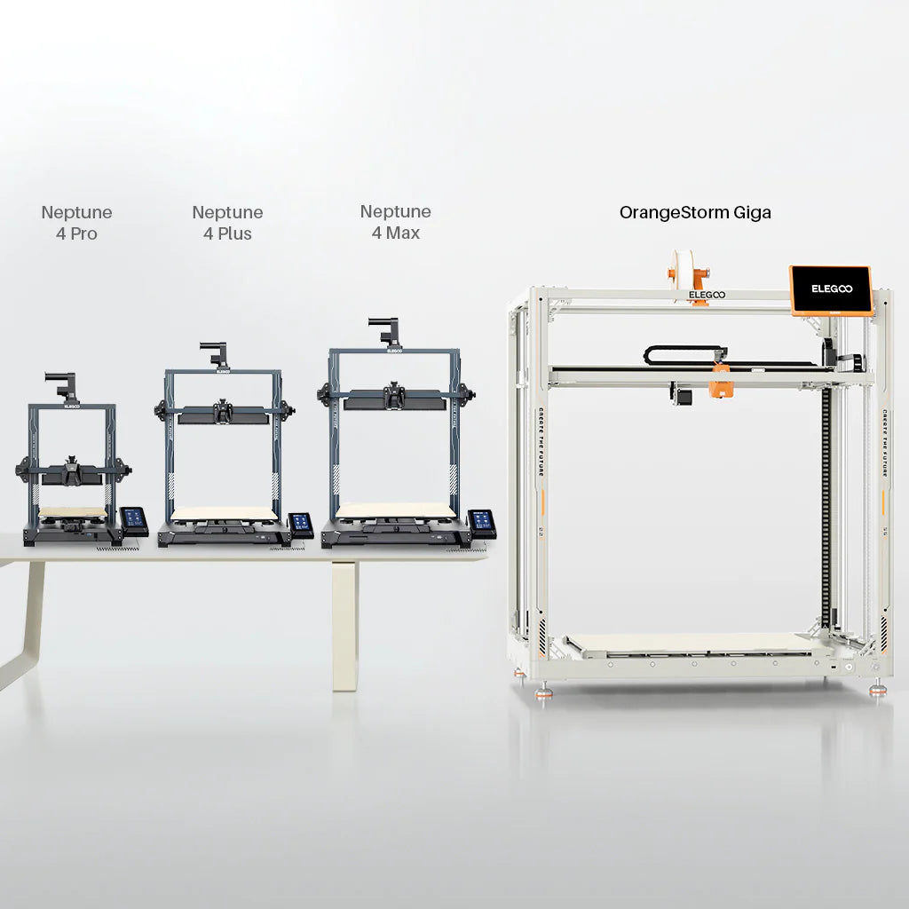 Impressora 3D OrangeStorm Giga (800 x 800 x 1000 mm) - ELEGOO