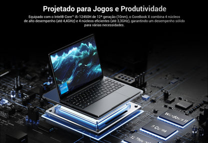 Portátil Core Book X 14,1" 2K I5-12450H 16GB/512GB Windows 11 Home - CHUWI