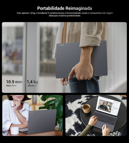 Portátil Core Book X 14,1" 2K I5-12450H 16GB/512GB Windows 11 Home - CHUWI