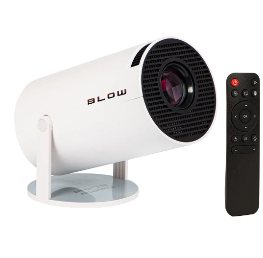 Vídeo Projetor Portátil 4K Android Full HD (Branco) - BLOW