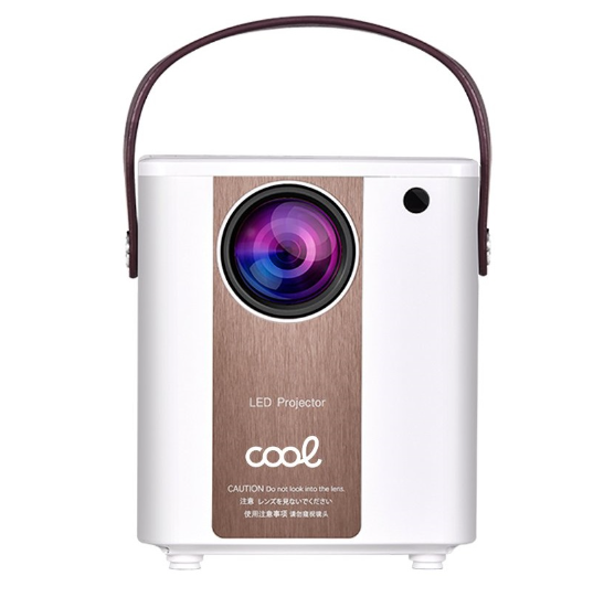 Video Projetor Rainbow 3000 Lúmens HDMI/SD/USB Wi-Fi c/ Coluna Integrada (Branco) - COOL