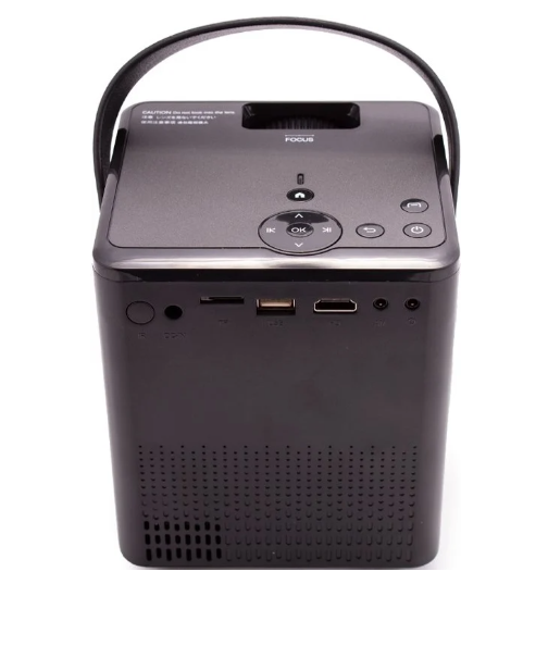 Video Projetor Rainbow 3000 Lúmens HDMI/SD/USB Wi-Fi c/ Coluna Integrada (Preto) - COOL