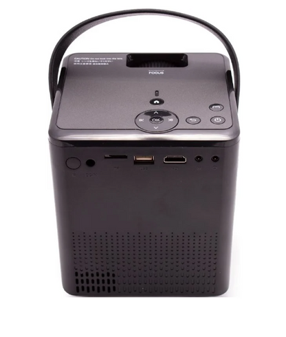 Video Projetor Rainbow 3000 Lúmens HDMI/SD/USB Wi-Fi c/ Coluna Integrada (Preto) - COOL