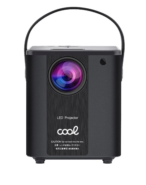 Video Projetor Rainbow 3000 Lúmens HDMI/SD/USB Wi-Fi c/ Coluna Integrada (Preto) - COOL