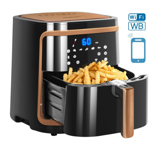 Fritadeira Eléctrica Wi-Fi Bluetooth s/ Óleo 1900W 7L