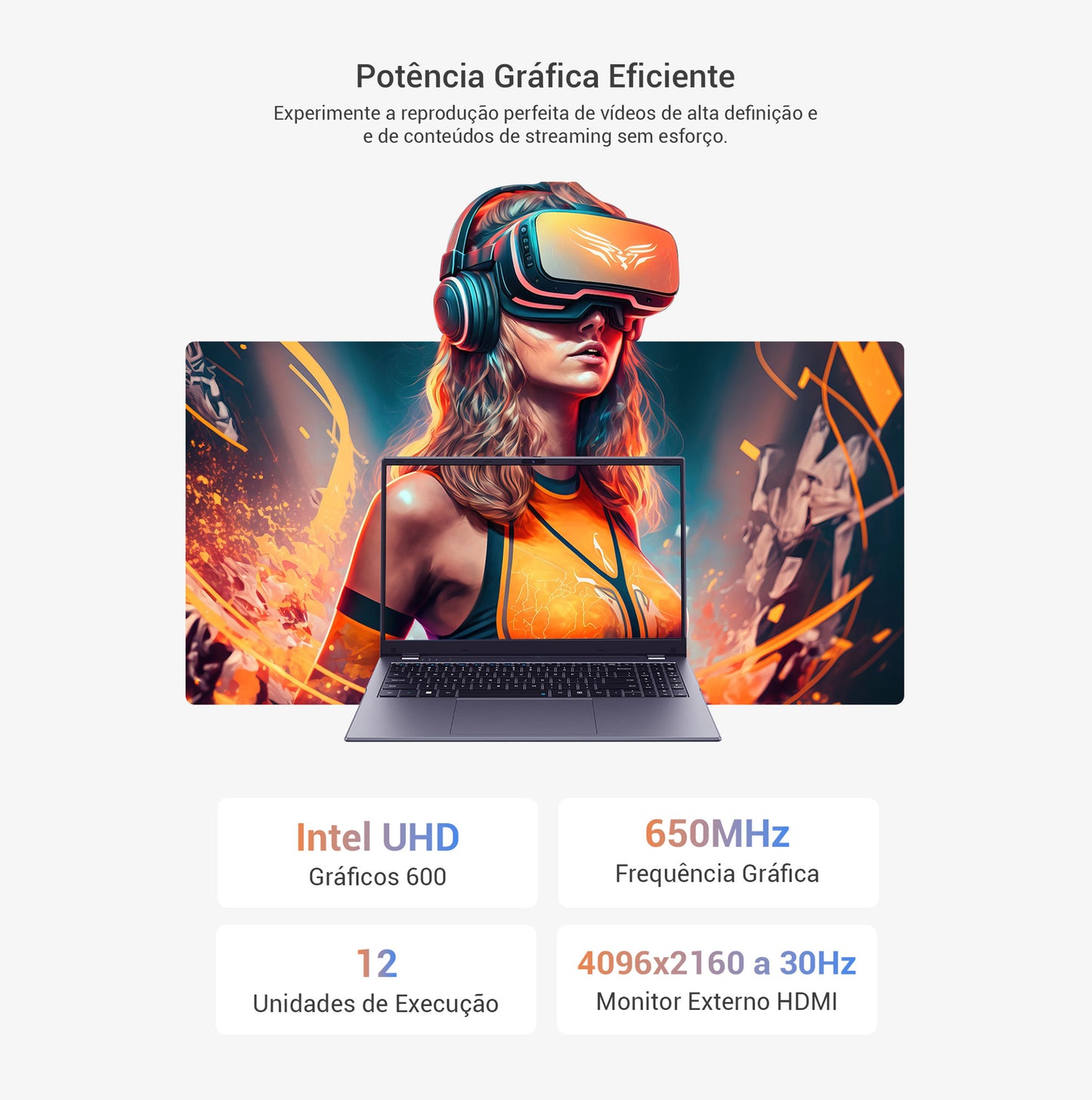 Portátil Hero Book Plus 15,6" FHD Intel N4020 8GB/256GB Windows 11 Home - CHUWI