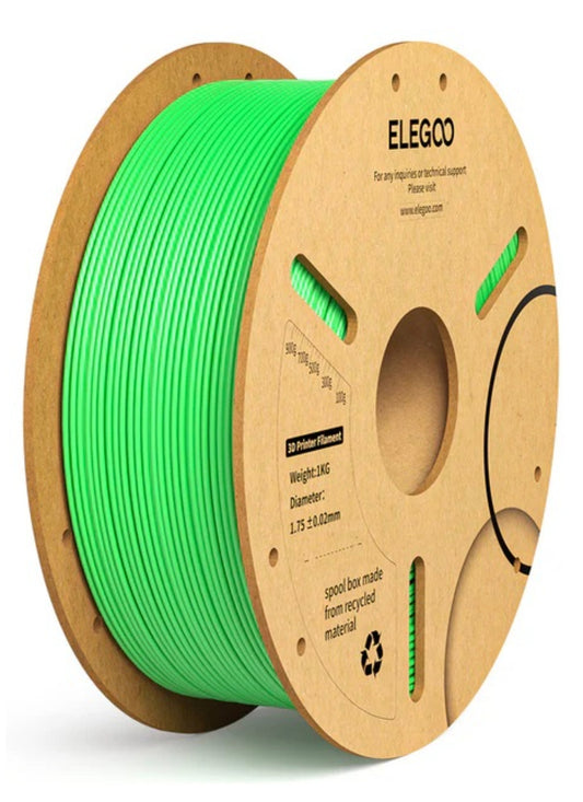 Filamento de Impressão 3D PLA+ 1,75mm 1Kg (Verde Luz) - ELEGOO