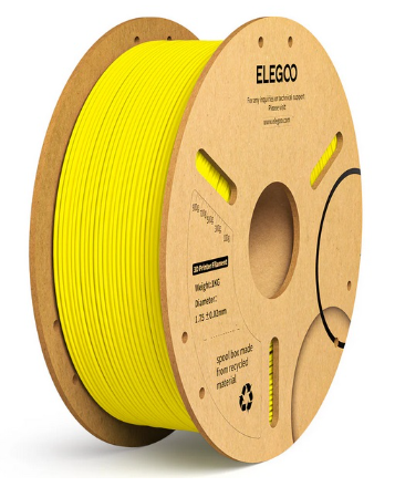 Filamento de Impressão 3D PLA+ 1,75mm 1Kg (Amarelo) - ELEGOO