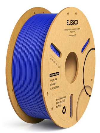 Filamento de Impressão 3D PLA+ 1,75mm 1Kg (Azul Escuro) - ELEGOO