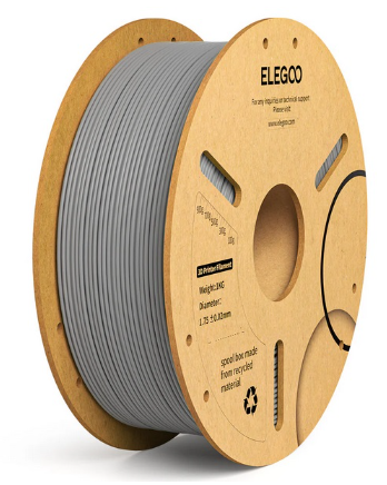 Filamento de Impressão 3D PLA+ 1,75mm 1Kg (Cinzento) - ELEGOO