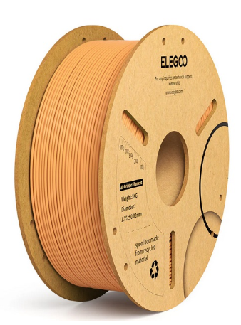 Filamento de Impressão 3D PLA+ 1,75mm 1Kg (Laranja) - ELEGOO