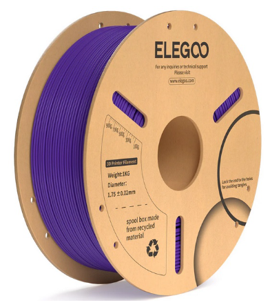 Filamento de Impressão 3D PLA+ 1,75mm 1Kg (Roxo) - ELEGOO