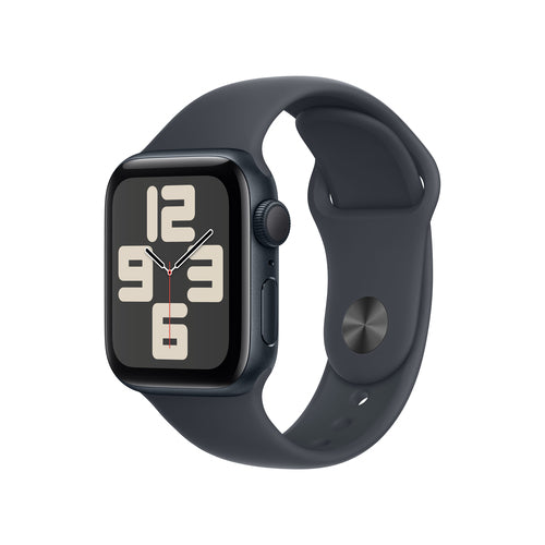 Apple Watch SE (2024) GPS 40mm Alumínio Meia-noite c/ Bracelete Desportiva Meia-noite S/M