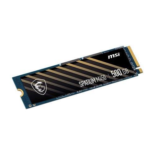 SSD M.2 2280 Spatium M450 500GB 3D NAND NVMe - MSI