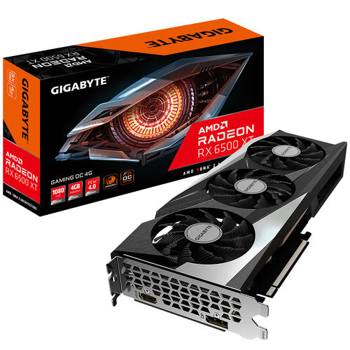Placa Gráfica Radeon RX 6500 XT Gaming OC 4GB GDDR6 - GIGABYTE