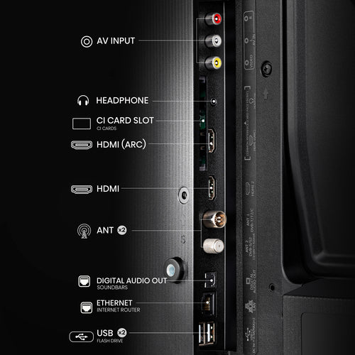 Smart TV 32" 32A4N HD Wi-Fi (Preto) - HISENSE