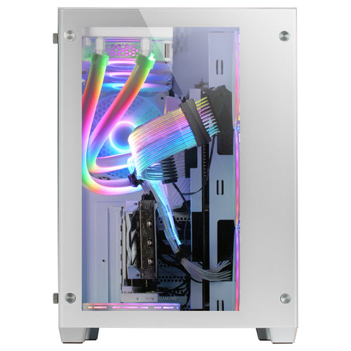 Caixa E-ATX MCV3W XXL Vidro Temperado (Branco) - MARS GAMING