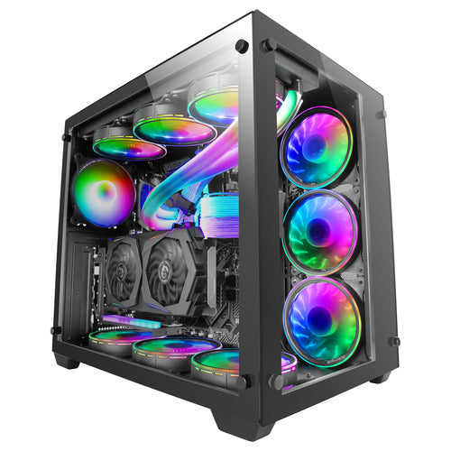 Caixa E-ATX MCV3 XXL Vidro Temperado (Preto) - MARS GAMING