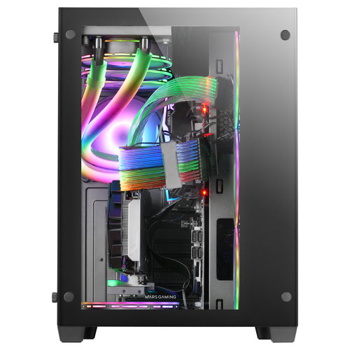 Caixa E-ATX MCV3 XXL Vidro Temperado (Preto) - MARS GAMING
