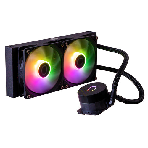 Water Cooler MasterLiquid 240L Core ARGB 240mm (Preto) - COOLER MASTER